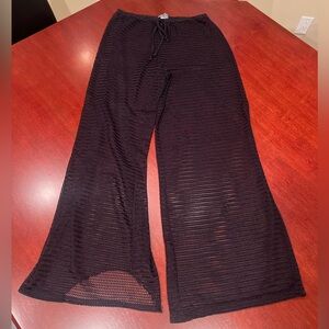 Jordan Taylor Black Crochet Cover Up Pants